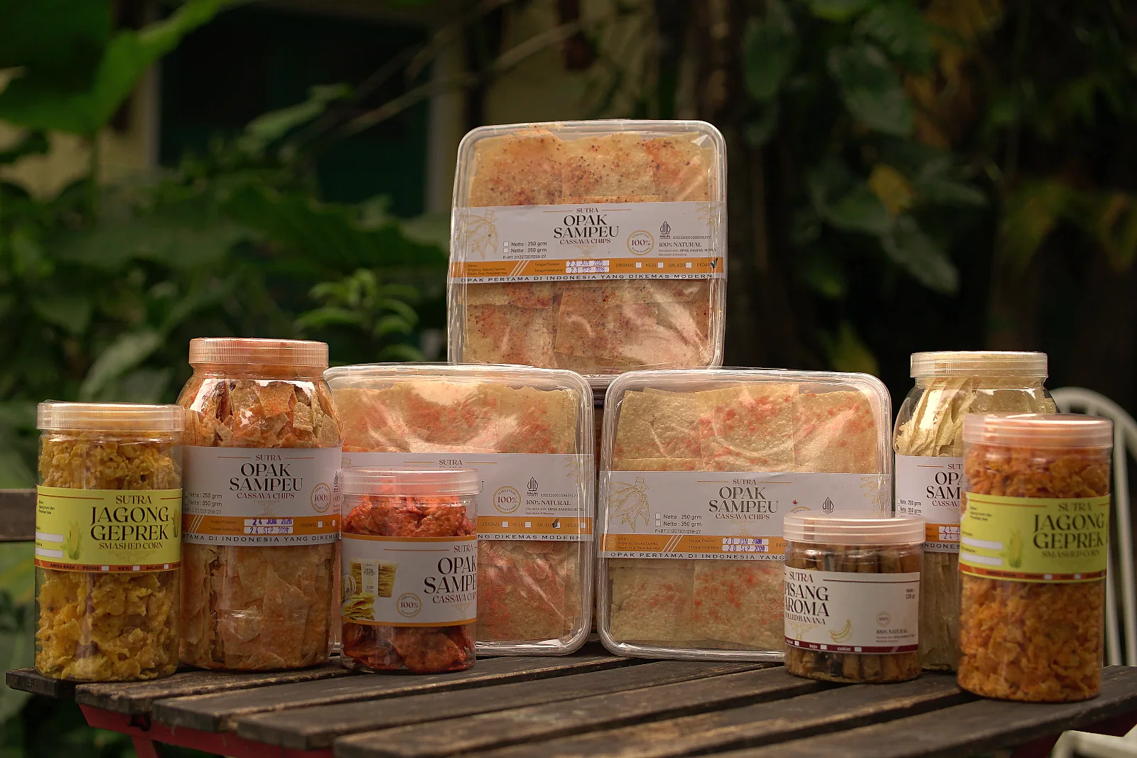 Proses produksi Opak Sampeu Sutra